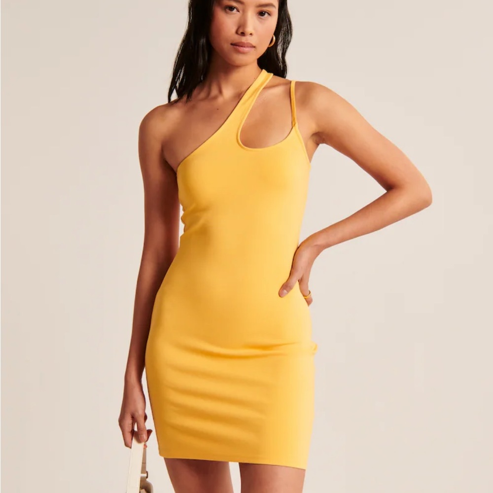 Abercrombie and finch Asymmetrical One-Shoulder Mini dress
